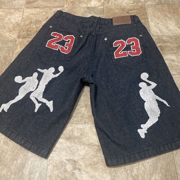 Delf Basic Men's Shorts Black Size 34 Xl 14/12 Michael Jordan - Picture 1 of 5